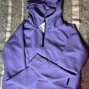 Purple sports fleece